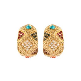 Susan Caplan Vintage 1980s Vintage DOrlan Hoop Clip-On Earrings at Nordstrom