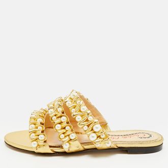 Charlotte Olympia Pearl Embellished