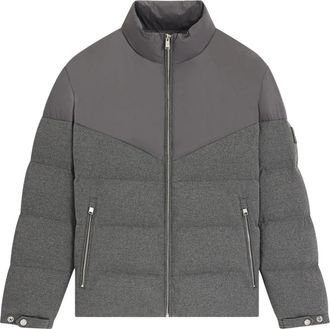HUGO BOSS H Clanello 1 Jacket - Heren - Winterjassen - Grijs - L - Leer - Jassen