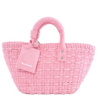 Balenciaga Sweet Pink Bistro XS Basket Tote Bag
