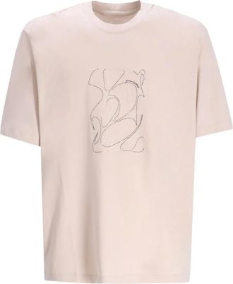 A|X Armani Exchange T-shirt con stampa - Toni neutri