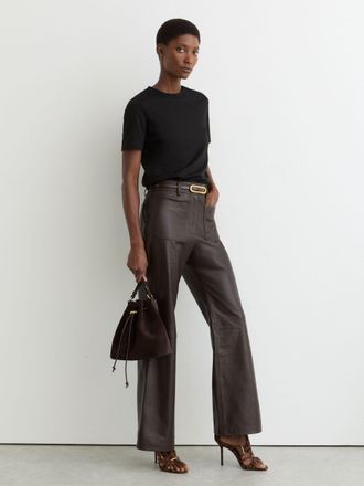 Reiss Animal Suede Leopard-print Strappy Sandals, X11