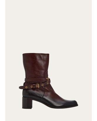 Tod's 60MM Leather Ankle Boots