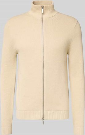 Selected Regular Fit Strickjacke aus reiner Baumwolle Modell DANE in Offwhite, Größe XXL