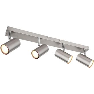 Globo Lighting Foco - Robby - N&iacute;quel - Metal - Foco De Superficie - Gu10 - Globo