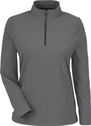 Devon & Jones Womens CrownLux Performance Windsor Welded Quarter-Zip Pullover