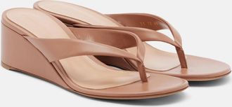 Gianvito Rossi Sandalias con cu&ntilde;a de piel