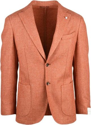 L.B.M. 1911 L.b.m. 1911, Jassen, Heren, Rood, M, Wol, Giacca Stondata