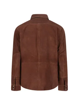 Polo Ralph Lauren Mens Jackets Brown Material 1: Goat Suede