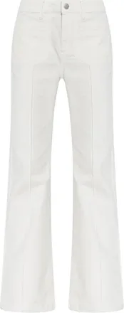 Munthe Bellanor Jeans - Dames - Flared Jeans - Wit - XS - Katoen - Jeans