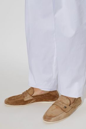Dolce & Gabbana Suede Loafers, Mens, Brown