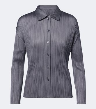 Pleats Please Issey Miyake Camisa Basics plisada