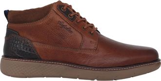 Australian Footware Stijlvolle Heren Enkellaars - Bruin - Heren - Veterlaarzen - Bruin - 46 EU - Schoenen