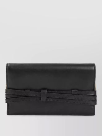 Moschino leather clutch bag
