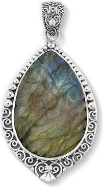 Samuel B. Floral Design Labradorite Pendant at Nordstrom Rack