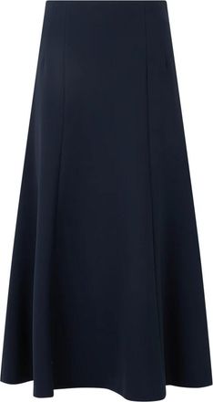 Moschino Maxi Rok - Dames - Maxi Rokken - Blauw - S - Polyester - Rokken