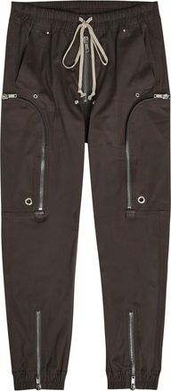 Rick Owens Bauhaus Stretch-cotton Cargo Trousers - Brown - 52 (W36 / XL)