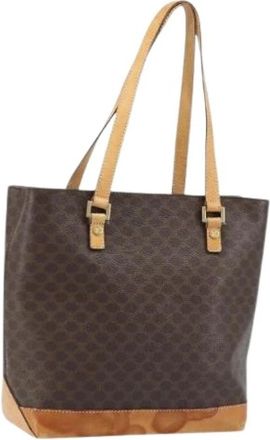 Celine Pre-owned Vintage Tote Bag - Dames - Vintage Shopper - Bruin - ONE Size - Vintage