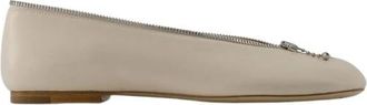 Burberry Dames, Schoenen, Wit, Maat: 40 EU Leer