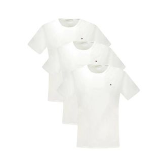 Tommy Hilfiger Klassiek T-shirt met ronde hals - 3-pack - Heren - Tops - Wit - Maat: XL Katoen