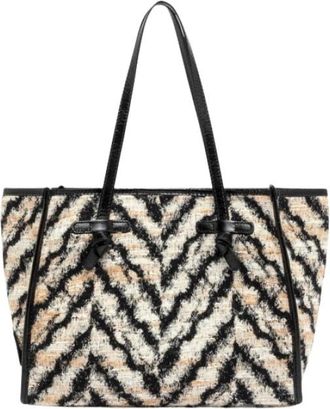 Gianni Chiarini Marcella Tote Bag - Dames - Shoppers - Zwart - ONE Size - Leer - Tassen