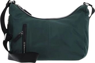 Mandarina Duck Hunter Urban Chic Uitbreidbare Schoudertas - Dames - Tassen - Groen - Maat: ONE Size Poliester