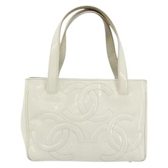 Chanel Bolso Tote Vintage Pre-owned - Pre-owned - Mujer - Blanco - ONE SIZE