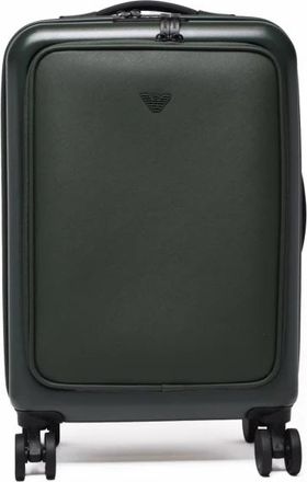 Emporio Armani Trolley Rigido - Heren - Handbagage koffer - Groen - ONE Size - Koffers