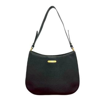 Burberry Pre-owned Shoulder Bags, female, Black, Size: ONE SIZE Pre-owned Leather Shoulder Bag