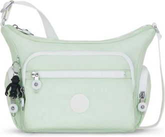 Kipling Verstelbare schoudertas met handige externe zakken - Dames - Schoudertassen - Groen - ONE Size - Tassen