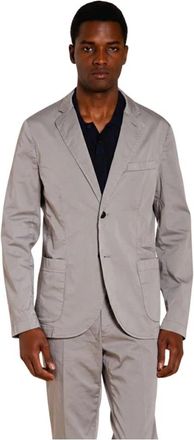 Mason's Da Vinci Travel Blazer - Heren - Blazers - Grijs - L - Katoen - Jassen