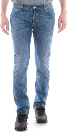 Daniele Alessandrini Jeans - Heren - Slim Fit Jeans - Blauw - W31 - Katoen - Jeans