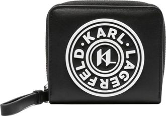 Karl Lagerfeld Cartera Plegable con Cremallera - Accessories - Mujer - Negro - ONE SIZE
