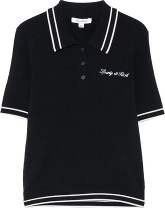 Sporty & Rich Trui - Dames - Ronde hals truien - Blauw - M - Truien & Vesten