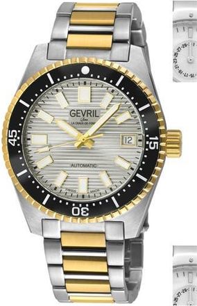 Gevril Group Atlantic Avenue Bracelet Watch in Two-Tone Silver/Gold at Nordstrom Rack