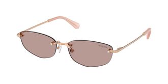 Swarovski SK7045D Asian Fit 40147N Womens Sunglasses Gold Size 57