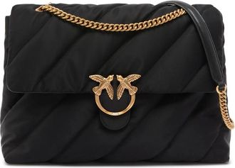 Pinko Quilted Bird-appliqu&eacute; Cross Body Bag