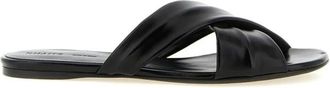 Khaite Sandals - female - Khaite - Sliders - Black - 5 UK - Shoes