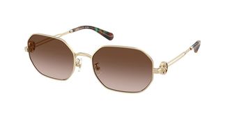 Tory Burch TY6113 334613 Womens Sunglasses Gold Size 55