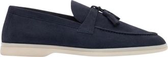 Scarosso Leandro Tassel Loafers - Heren - Loafers - Blauw - 46 EU - Leer - Schoenen