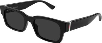 Gucci Grey Rectangular Mens Sunglasses GG2084S 001 52