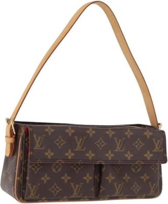 Louis Vuitton Pre-owned Vintage Schoudertas - Dames - Vintage Schoudertas - Bruin - ONE Size - Leer - Vintage
