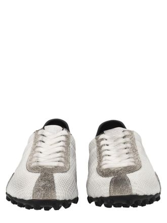 Maison Margiela White Sprinters Suede Overlay Sneakers