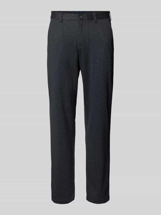 Christian Berg Slim Fit Stoffhose mit G&uuml;rtelschlaufen in Black, Gr&ouml;&szlig;e 28