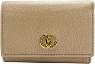 Gucci Tweedehands leren portemonnees - Dames - Vintage Accessoires - Beige - ONE Size - Leer - Vintage