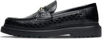 Filling Pieces Loafer Graved - Heren - Loafers - Zwart - 46 EU - Leer - Schoenen