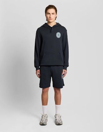 Lyle & Scott Lyle And Scott Mens Graphic Badge Cotton Sweat Shorts - Black - Size: XXL