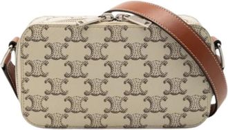 Celine Pre-owned Cross Body Bags, female, Beige, Size: ONE SIZE Pre-owned Vintage Crossbody Bag