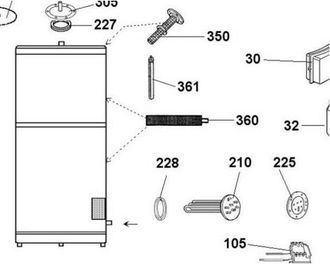 Atlantic 060491 - Placa Calefactora De Inmersi&oacute;n 5000w + Junta