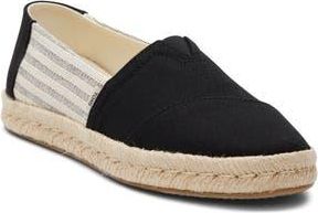 Toms Alpargata Rope Espadrille 2.0 Shoe in Black at Nordstrom Rack, Size 9.5